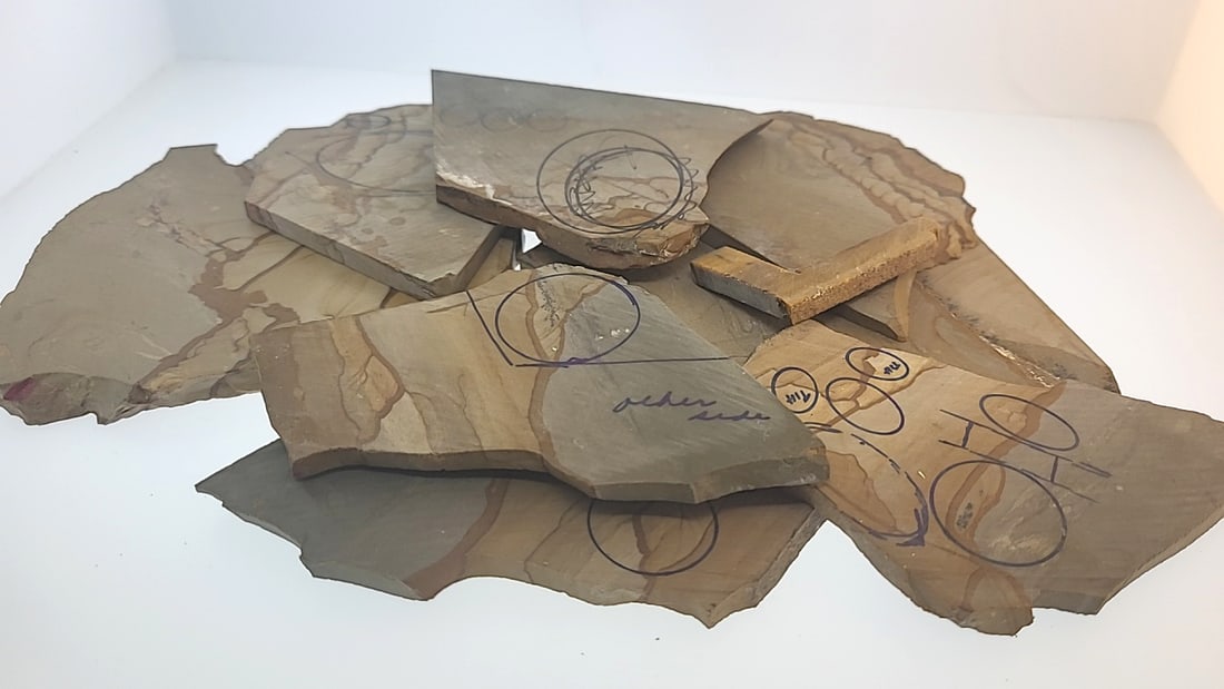 Brown Jasper Slabs 1lb 11 Oz: This is a continuation of our pro jeweler's estate auction. These are from his personal collection, many faceted by himself. Gems were cataloged with the assistance of GIA certified jewelers. Weights