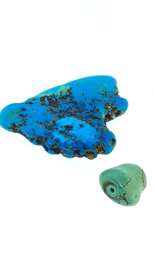 Rough Turquoise 9g: This is a continuation of our pro jeweler's estate auction. These are from his personal collection, many faceted by himself. Gems were cataloged with the assistance of GIA certified jewelers. Weights 