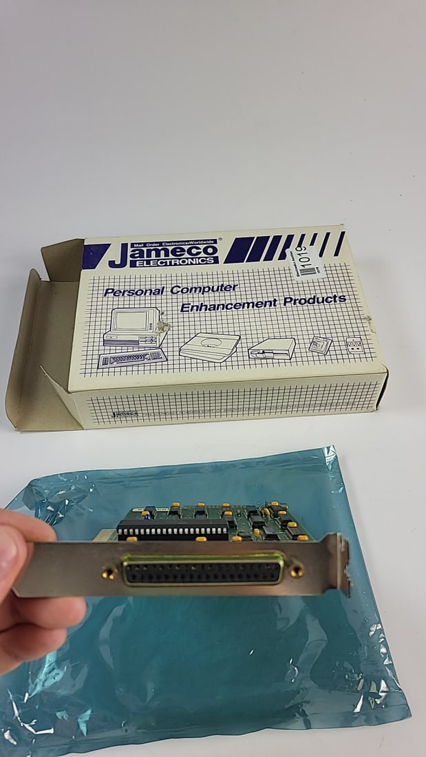 Jameco Electronics Parallel Port Expansion Card Vintage PC Part with Box (1 of 5)