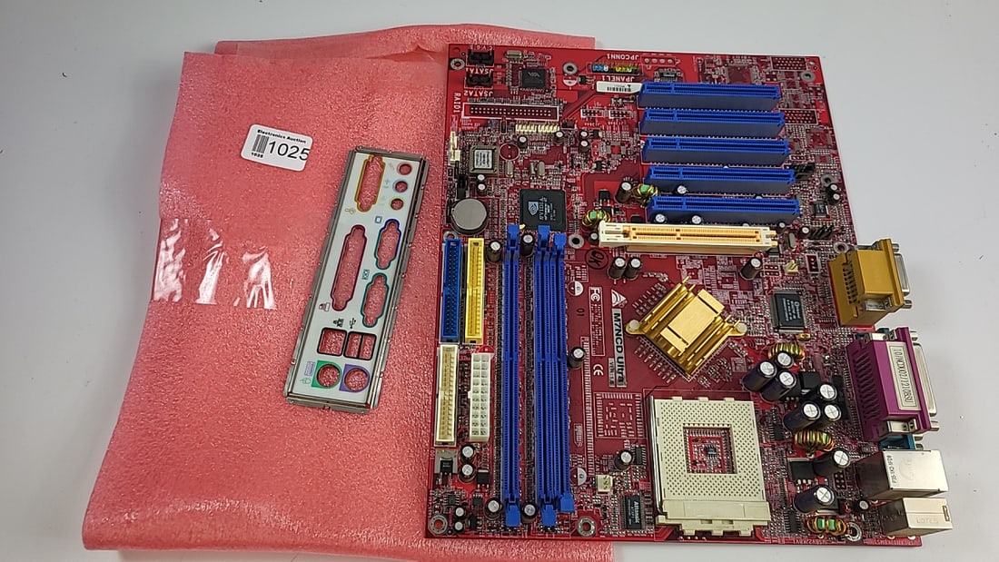 Biostar M7NCD Ultra Motherboard with NVIDIA nForce 2 Ultra 400: Nice selection of vintage electronics including military radios and components, amateur radio equipment, vintage computing, and more. Most equipment is UNTESTED. Where we’ve don’t testing 
