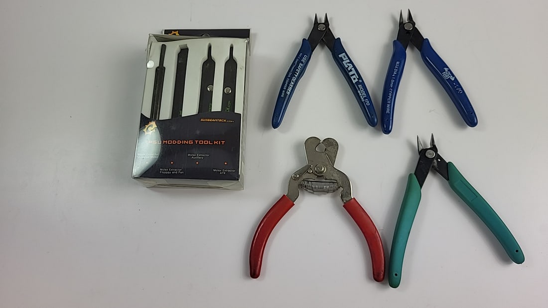 Sunbeamtech PSU Modding Tool Kit + Assorted Wire Cutter Set (1 of 8)