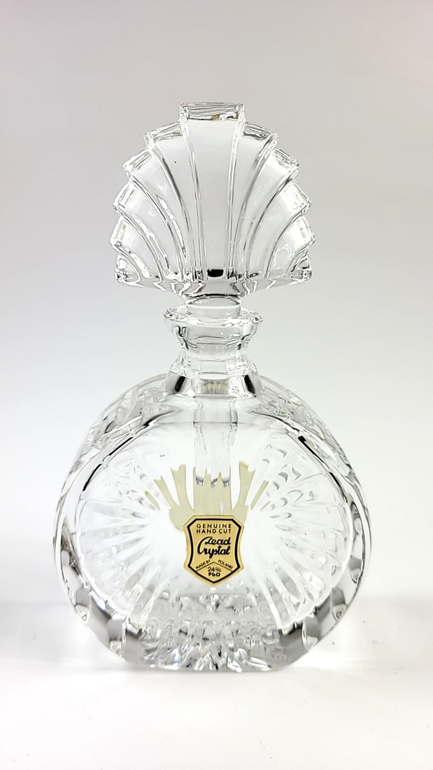 Adpol Crystal Hand Cut Decanter Made in Poland 24% PBO (1 of 7)