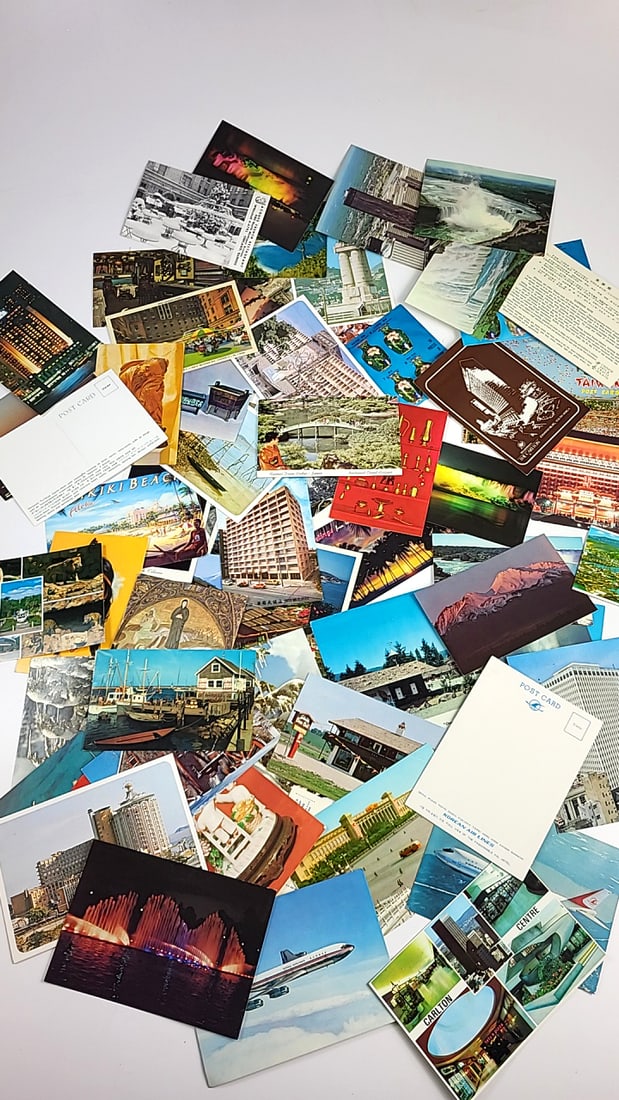 Vintage Postcard Lot World Travel Assorted Locations Landscapes & Architecture Chinese Japan Sout... (1 of 4)