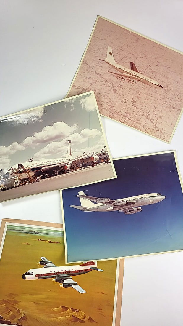 Vintage Airline Photos: Boeing & Western Aircraft, Aviation Memorabilia Collection (1 of 6)