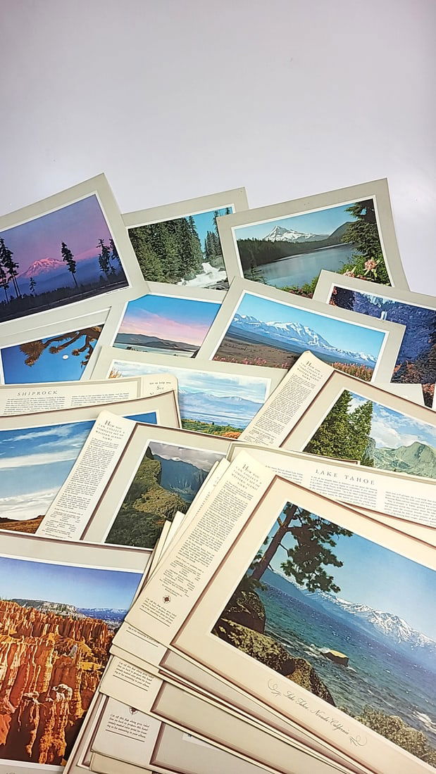 Vintage Scenic Nature Prints Collection National Parks Nature Photography 2 Collection Sets (1 of 6)