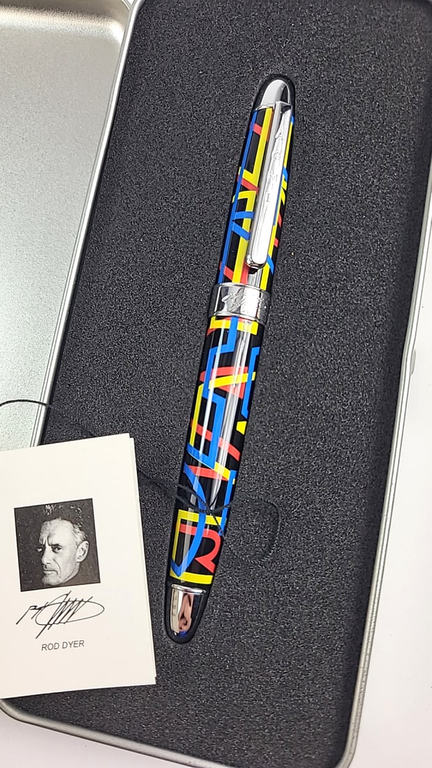 ACME Studio Rod Dyer Designer Pen Multicolor Abstract Pattern (1 of 6)