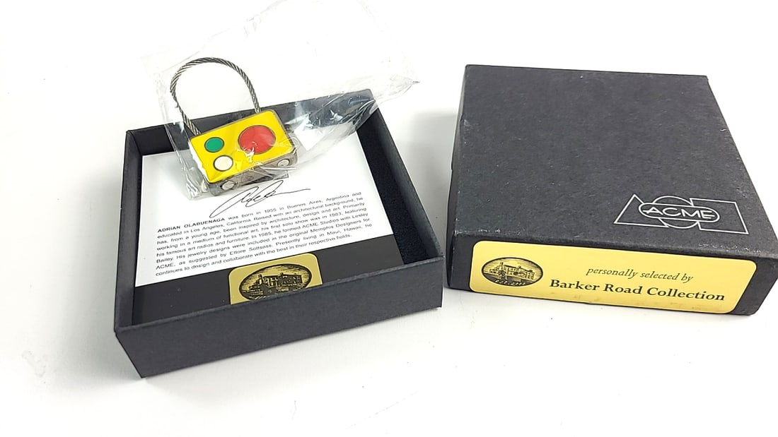 ACME Adrian Olabuenaga Puzzle Keychain Barker Road Collection Designer Accessory (1 of 5)