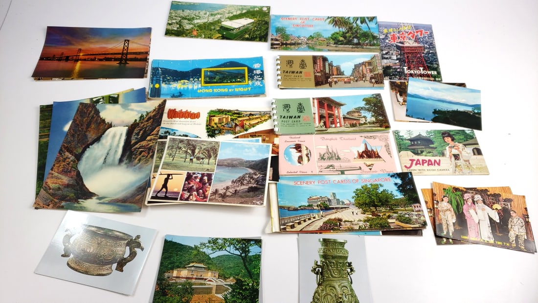 Vintage Postcard Collection - Asia & US Scenery - Tokyo, Hong Kong, Singapore, Japan, Taiwan (1 of 11)