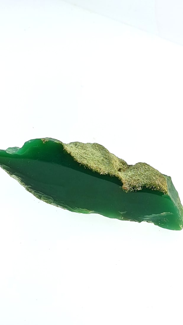 Green Polished Chrysoprase Stone Gemstone Mineral Specimen Display Rock (1 of 5)