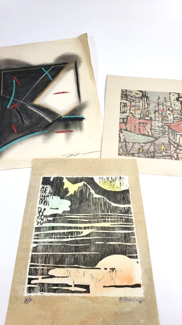 Abstract Art Prints Collection - Mixed Media & Techniques - Various Styles - Unique Designs (1 of 7)