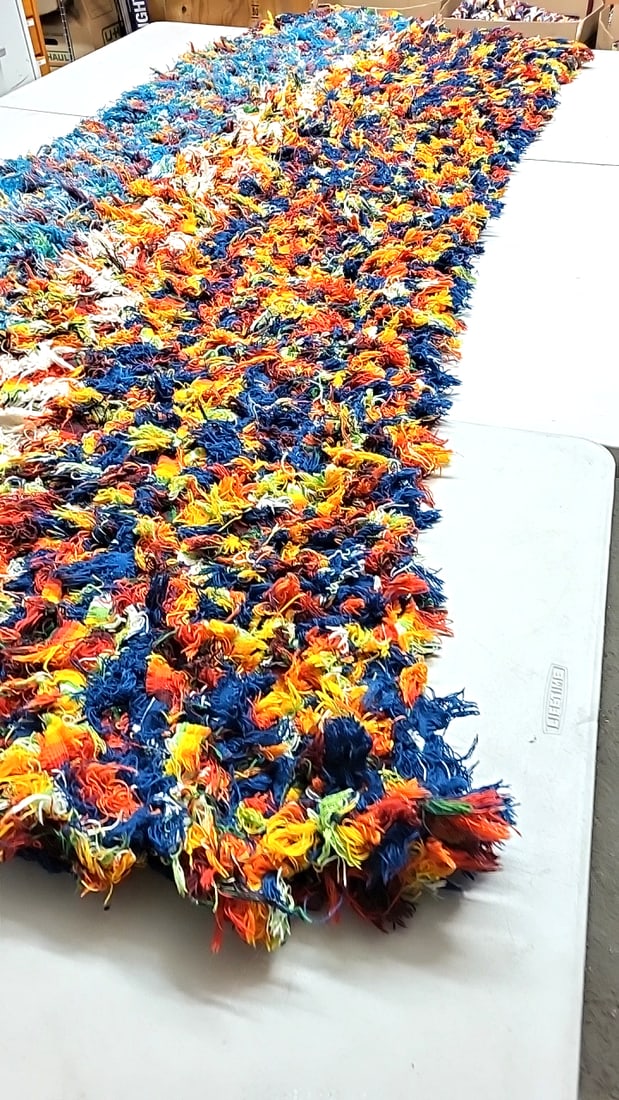 Pendleton Factory Selvage Wool Rug 102" x 36" x 3" - 4