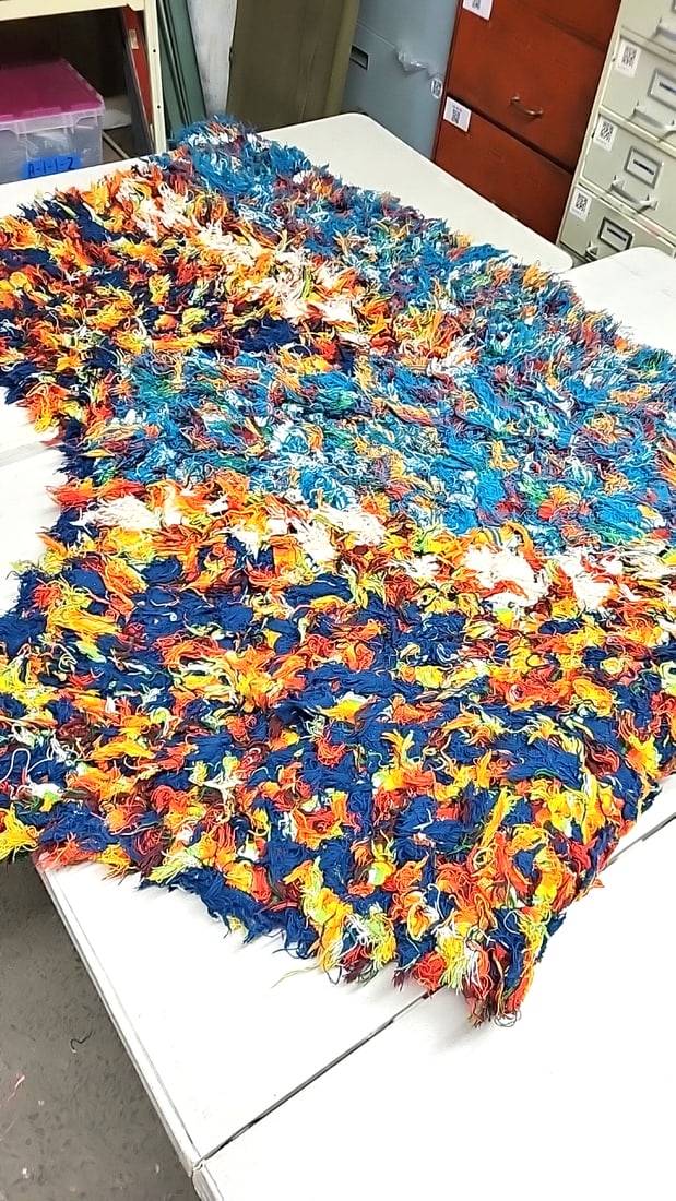 Pendleton Factory Selvage Wool Rug 102" x 36" x 3" - 7