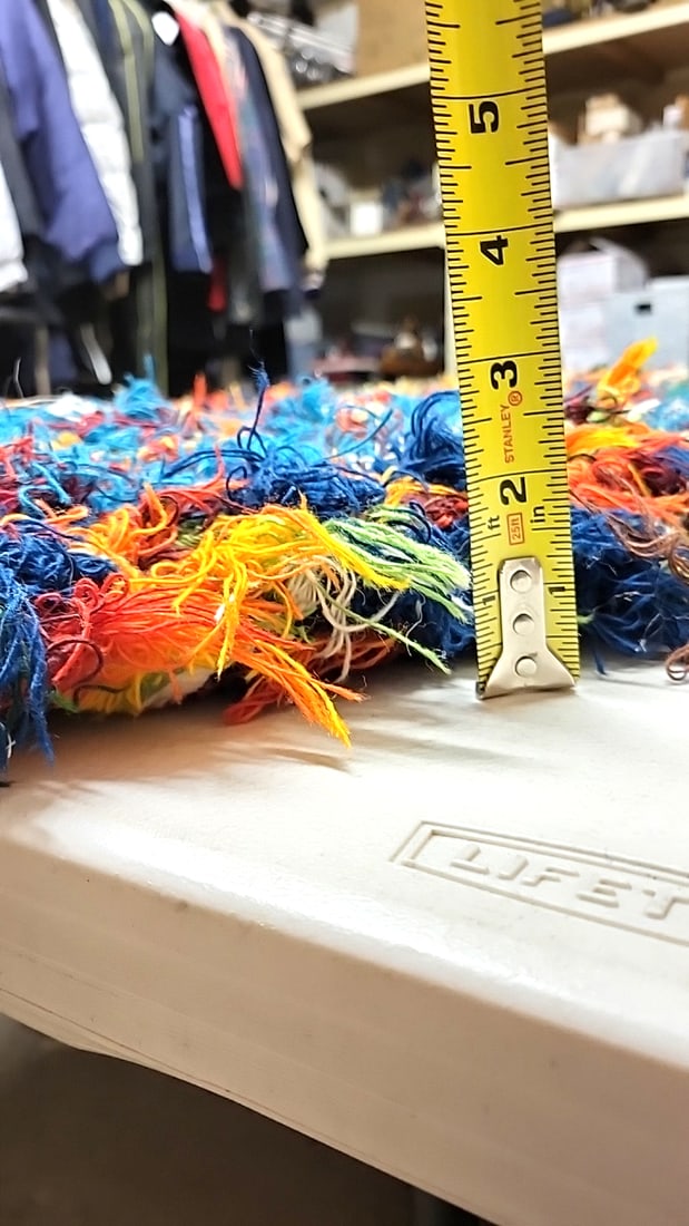 Pendleton Factory Selvage Wool Rug 102" x 36" x 3" - 8