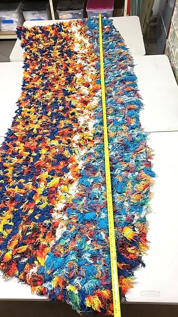 Pendleton Factory Selvage Wool Rug 102" x 36" x 3" - 9