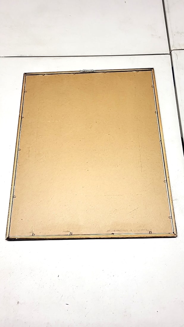 Butterfly Print in Black Frame with Brown Matte - Signed Artwork 20" x 16" - 8