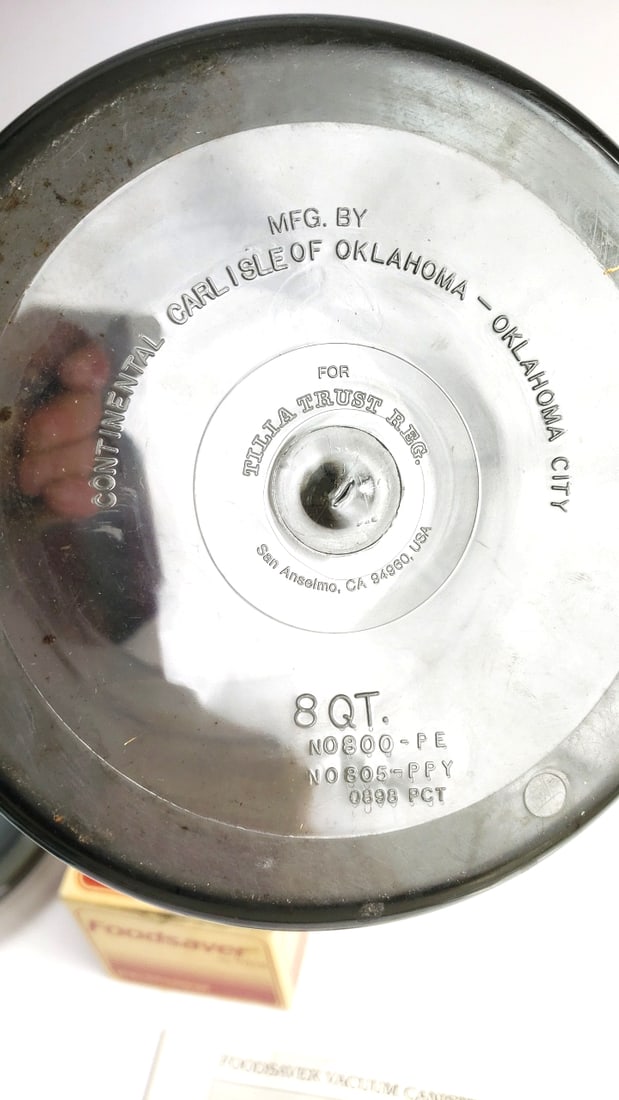 Foodsaver Tilia Vacuum Canisters with Accessories - Smoky Gray - Vacuum Sealer Containers Set - 6