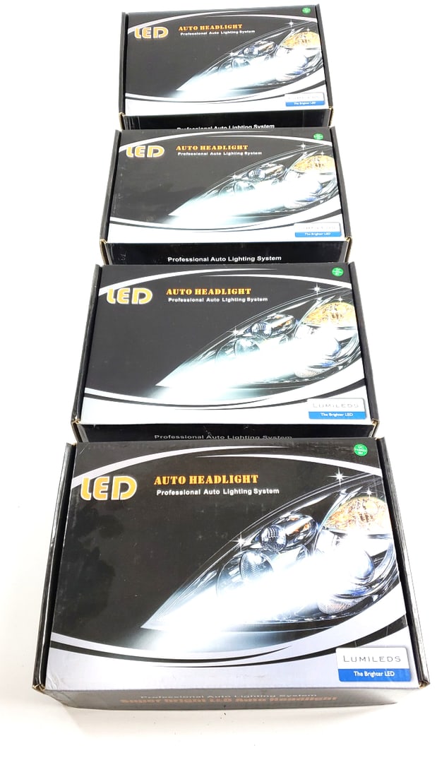 LED Auto Headlight Professional Lighting System #880 LUMILEDS The Brighter LED, Black Box (4-Pack): This is a general auction of estate goods. All items as as pictured. Local pick up will be on 3/14 at our warehouse in Sodo (3429 Airport Way S) from 10am-1pm. Items not picked up will be subjec