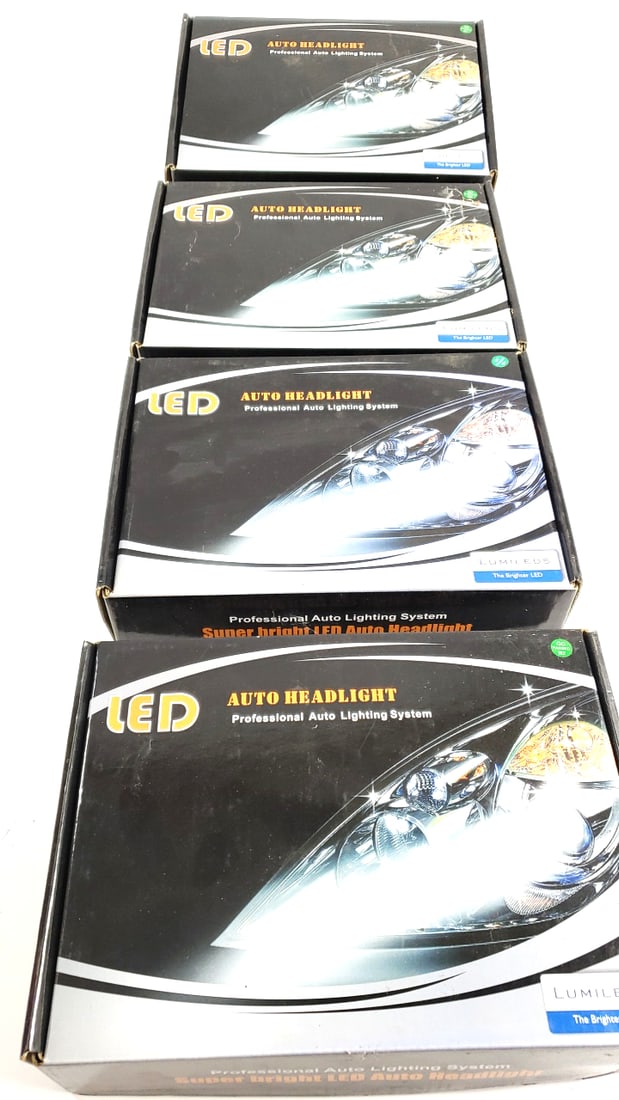 Lot Of 4 H7 LED Auto Headlight Professional Lighting System Super Bright LUMILEDS: This is a general auction of estate goods. All items as as pictured. Local pick up will be on 3/14 at our warehouse in Sodo (3429 Airport Way S) from 10am-1pm. Items not picked up will be subjec to a