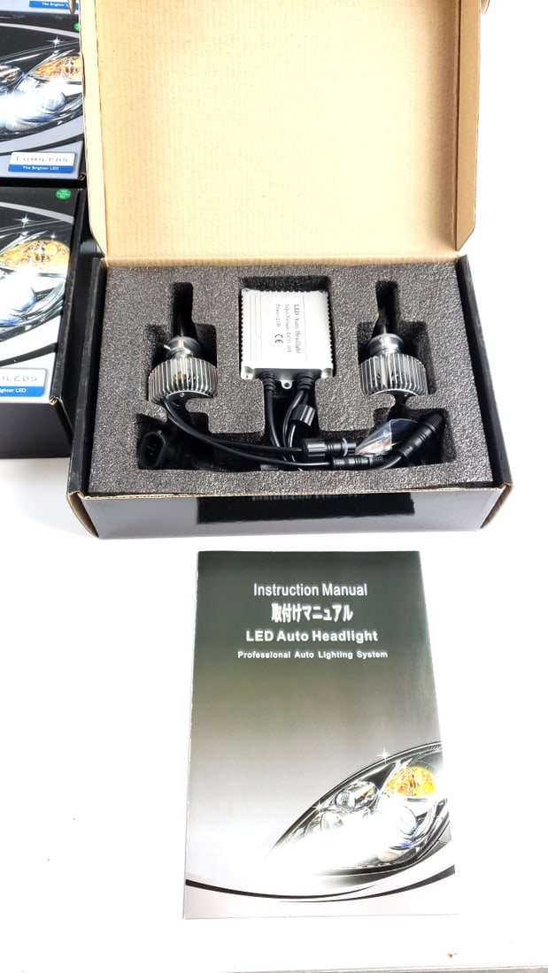 Lof of 6 LED Auto Headlight - #881 Professional Auto Lighting System, Super Bright Lumileds - 2
