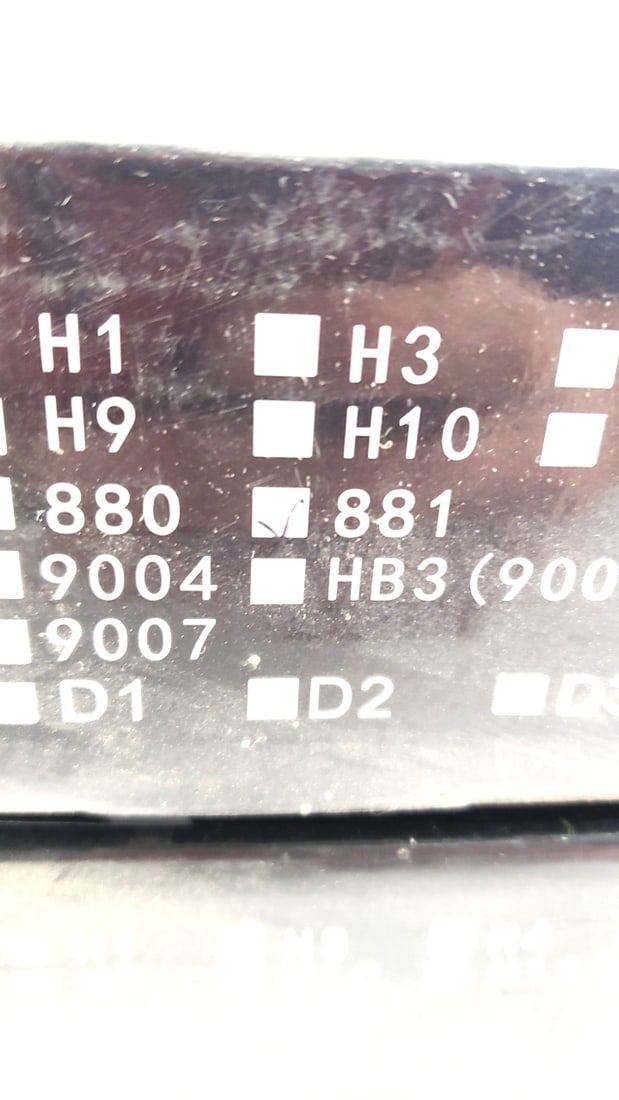 Lof of 6 LED Auto Headlight - #881 Professional Auto Lighting System, Super Bright Lumileds - 6