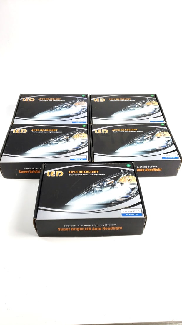H1 Lot LED Auto Headlight: Professional Super Bright LED Lighting System - 5-Pack - LUMILEDS: This is a general auction of estate goods. All items as as pictured. Local pick up will be on 3/14 at our warehouse in Sodo (3429 Airport Way S) from 10am-1pm. Items not picked up will be subjec