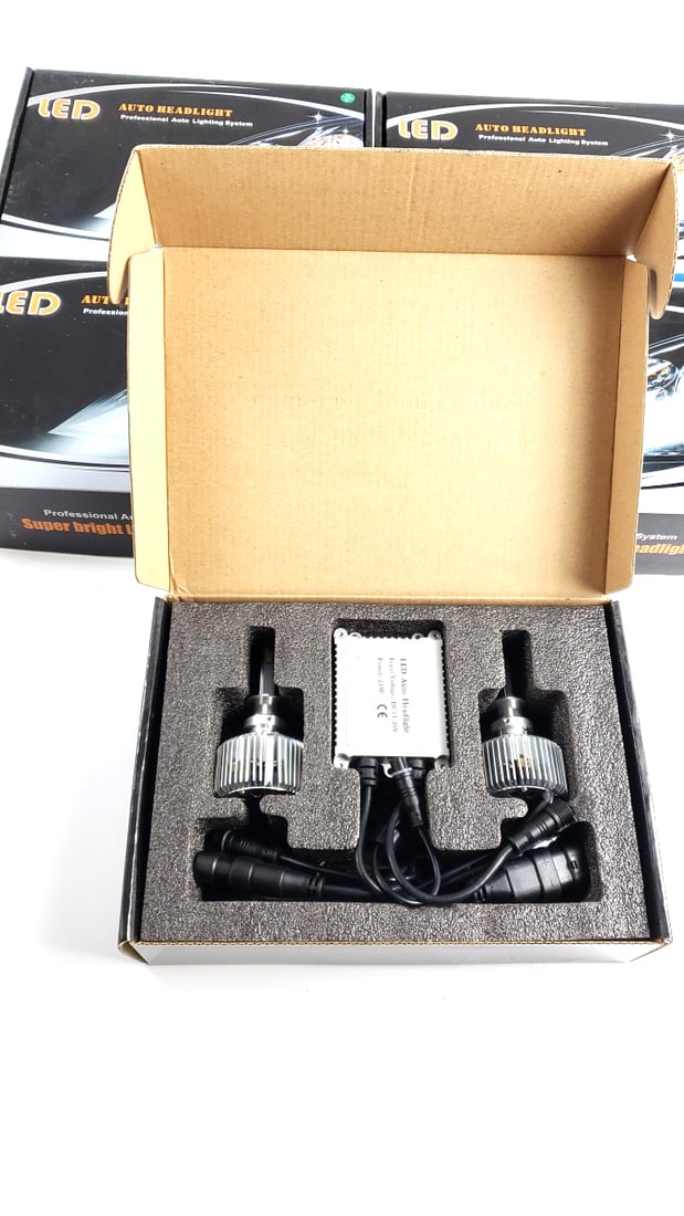 H1 Lot LED Auto Headlight: Professional Super Bright LED Lighting System - 5-Pack - LUMILEDS - 2