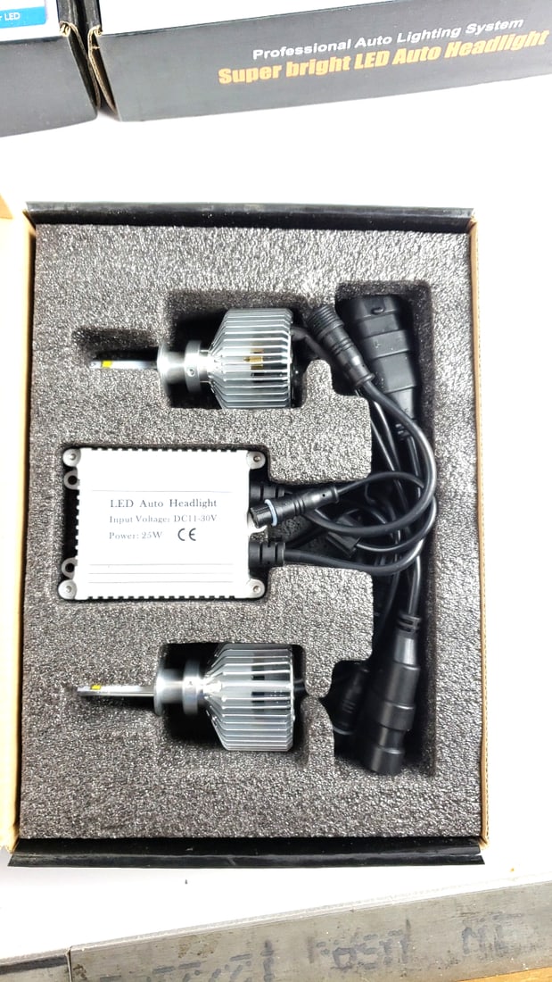 H1 Lot LED Auto Headlight: Professional Super Bright LED Lighting System - 5-Pack - LUMILEDS - 4