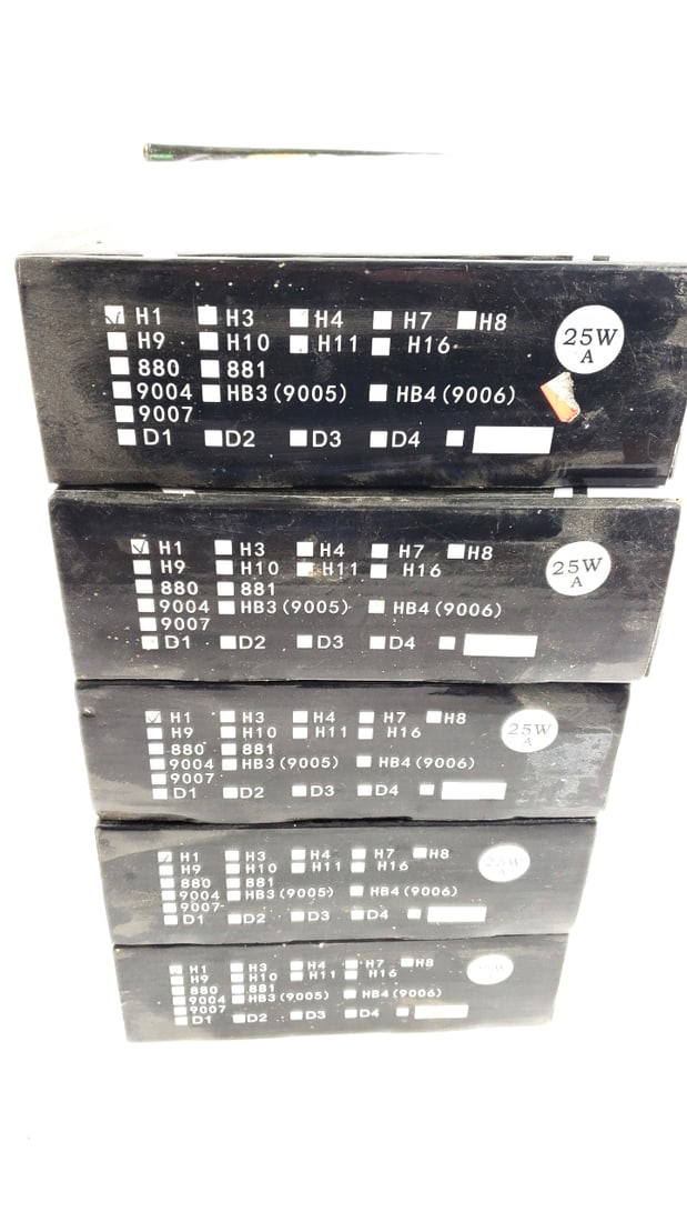 H1 Lot LED Auto Headlight: Professional Super Bright LED Lighting System - 5-Pack - LUMILEDS - 5