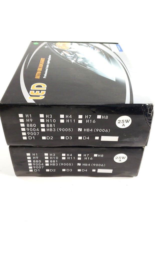 Lot of 2 HB4 (9006) LED Auto Headlight Professional Lighting System Super Bright Lumileds - 4