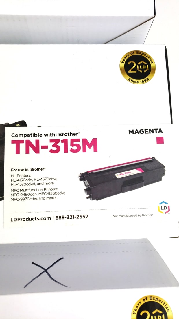 Brother Printer LD Toner Cartridge Set TN-315BK TN-315M TN-315Y TN-315C Black Cyan Magenta Yellow... - 4