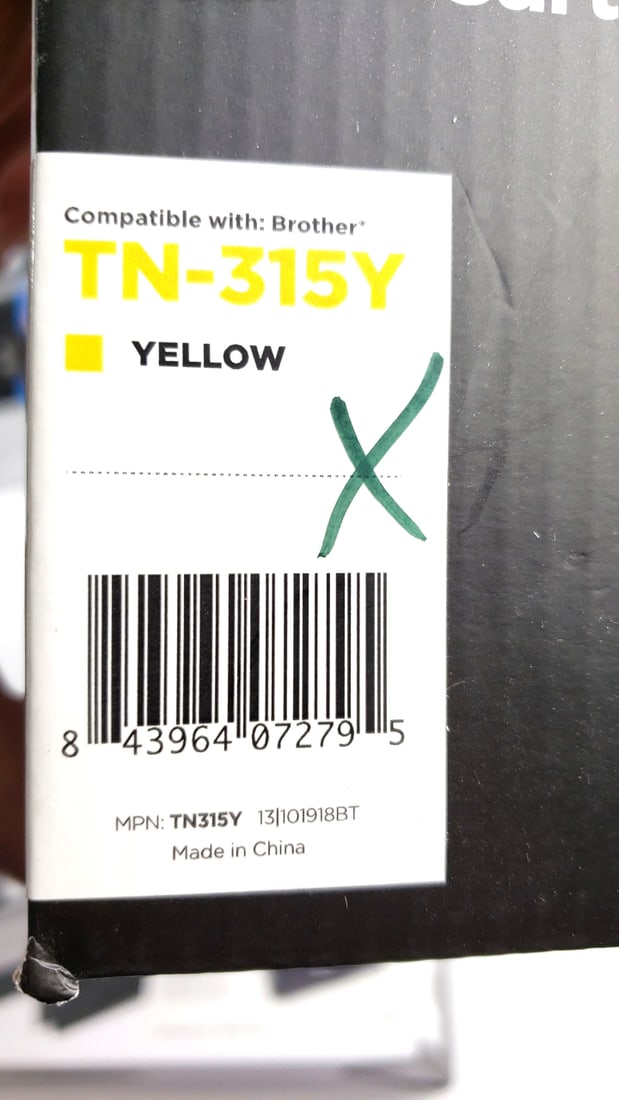 LD Toner Cartridge TN-315 Set for Brother Printer - Cyan, Magenta, Yellow, Black - 4