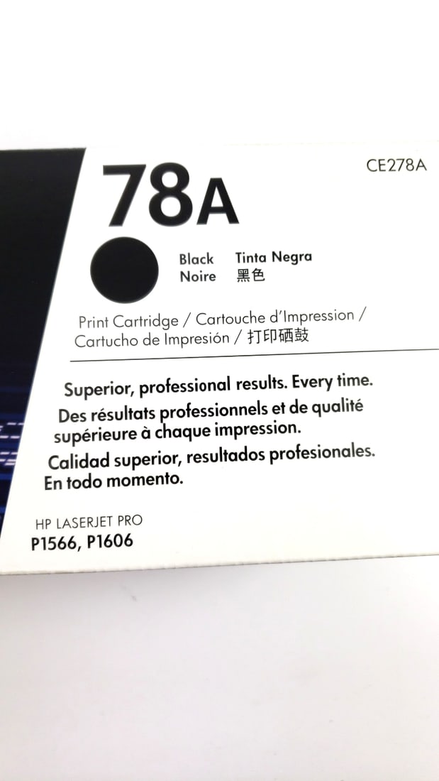 HP LaserJet 78A Black Print Cartridge CE278A for P1566 P1606 Printers - 2