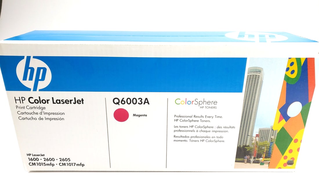 HP Color LaserJet Q6003A Print Cartridge Magenta ColorSphere Toner (1 of 6)