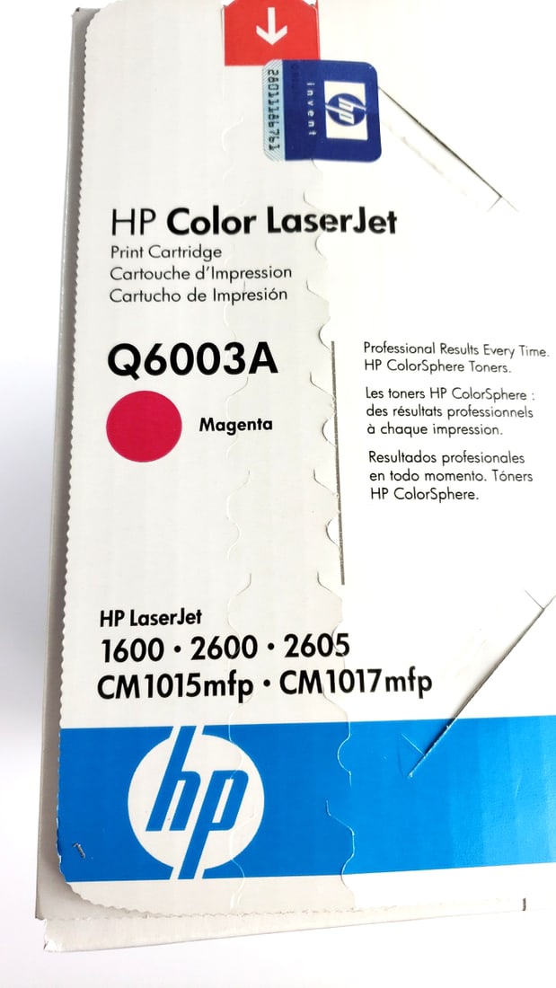 HP Color LaserJet Q6003A Print Cartridge Magenta ColorSphere Toner - 5