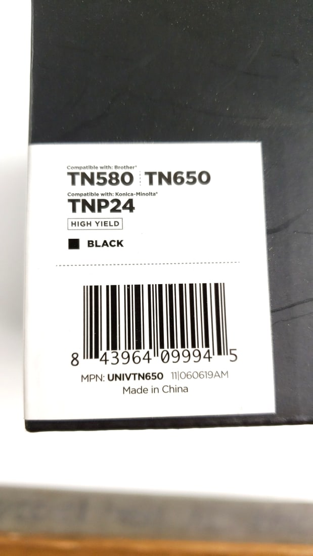 LD Toner Cartridge Brother TN580 TN650 TNP24 Black High Yield Lifetime Guarantee LDProducts - 3