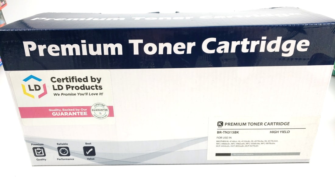 LD Premium Toner Cartridge BR-TN315BK Black High Yield for Brother HL MFC DCP Series (1 of 3)