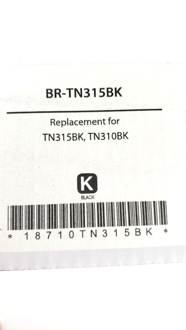 LD Premium Toner Cartridge BR-TN315BK Black High Yield for Brother HL MFC DCP Series - 3