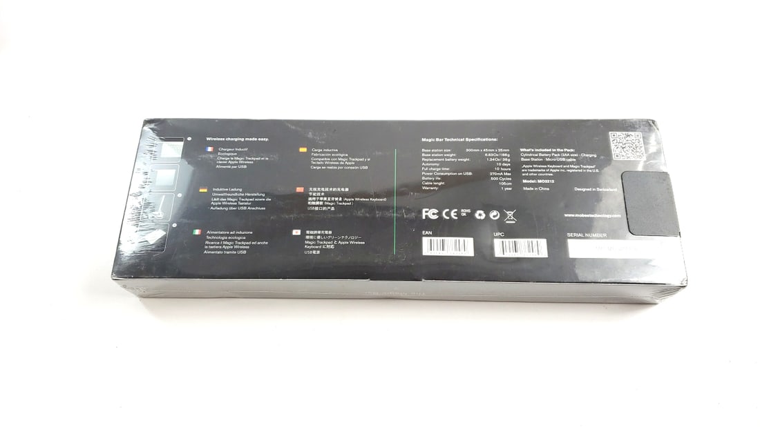 Mobee The Magic Bar Wireless Charger for Apple Keyboard & Trackpad USB Powered 2011 Award - 3