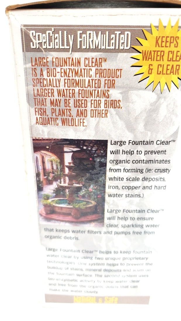 Microbe-Lift Large Fountain Clear Water Treatment, Natural, Safe, Treats 6400 Gallons - 2