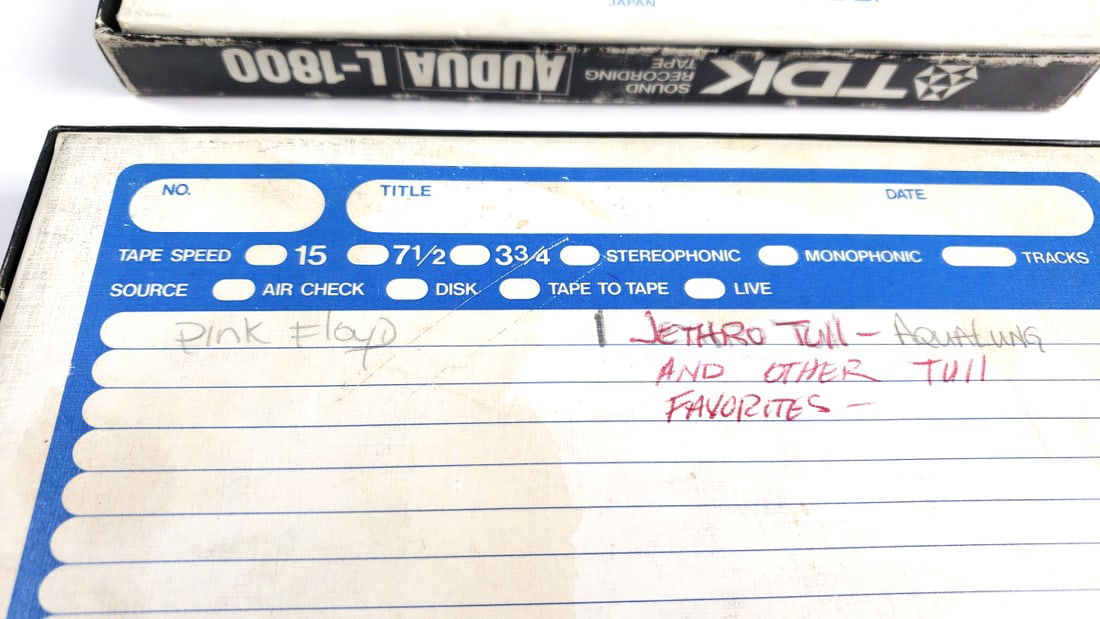 Scotch DYNARANGE & TDK AUDUA L-1800 Sound Recording Tapes With Jehtro Pink Floyd Journey Etc - 3