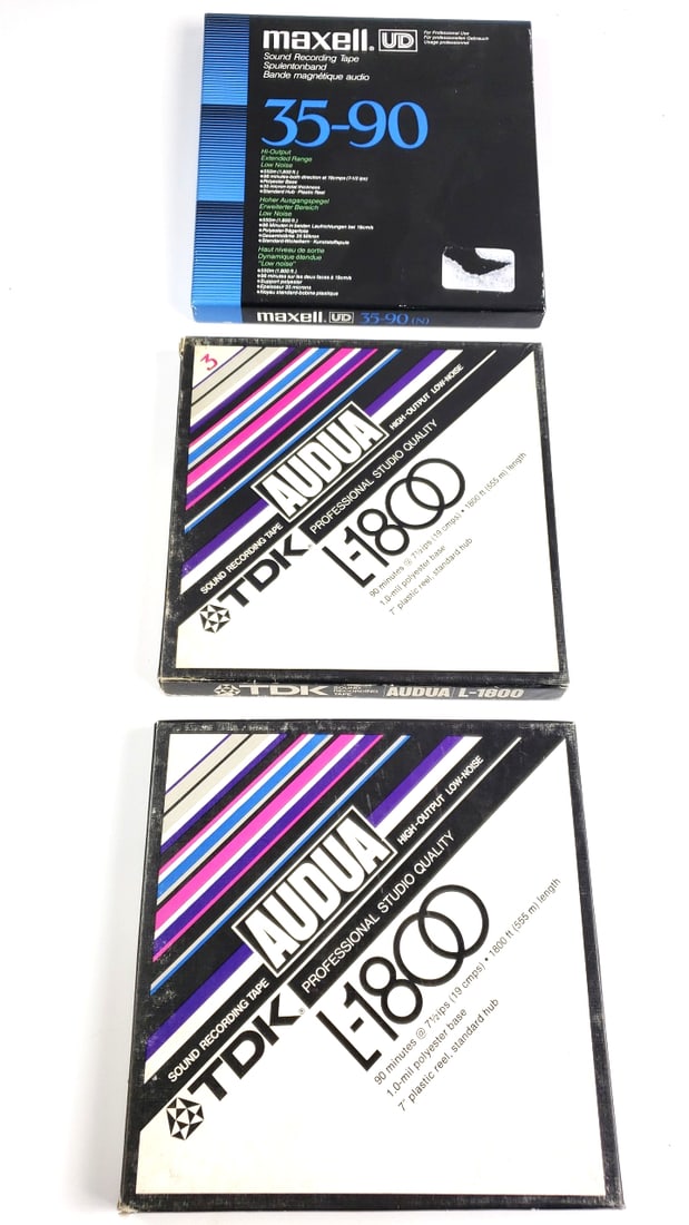 Kinks Live etc recorded on Maxell 35-90 UD Sound Recording Tape & TDK Audua L-1800 Professional S...: This is a general auction of estate goods. All items as as pictured. Local pick up will be on 3/14 at our warehouse in Sodo (3429 Airport Way S) from 10am-1pm. Items not picked up will be subjec
