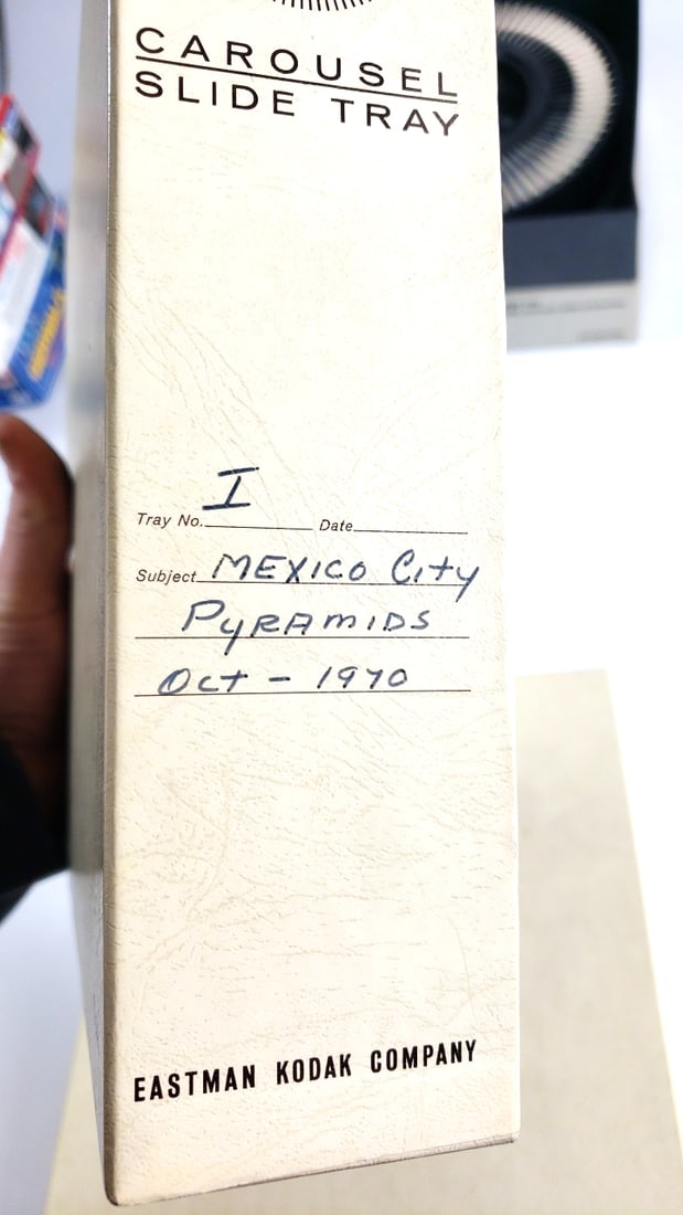3x Vintage Pictures Rotary Slide Tray for Kodak Carousel Slide Projectors - Mexico Tokyo Dunk Isl... - 6