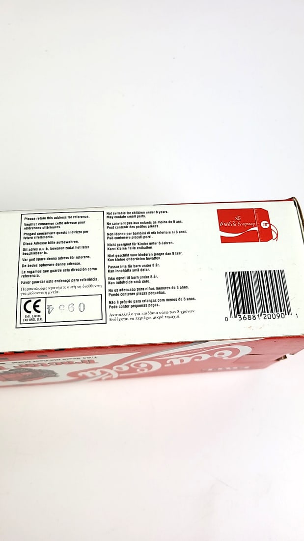 ERTL Red Diecast Coca Cola Toy Truck Model Collectible Display Box - 5
