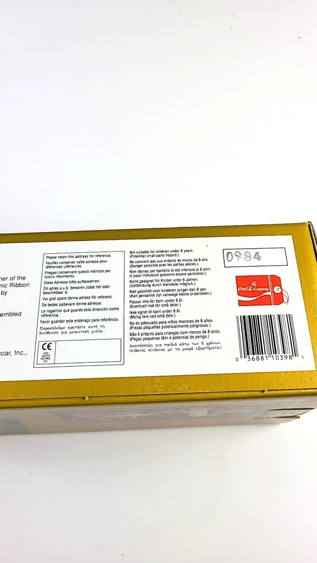 ERTL & Coca-Cola Die-Cast Metal Bank Red Tank Car Model Truck Vintage Collectible Display - 4