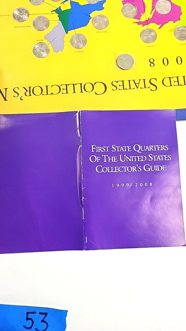 First State Quarters of the USA Collectorâ€™s Map 1999-2008 Album - 7