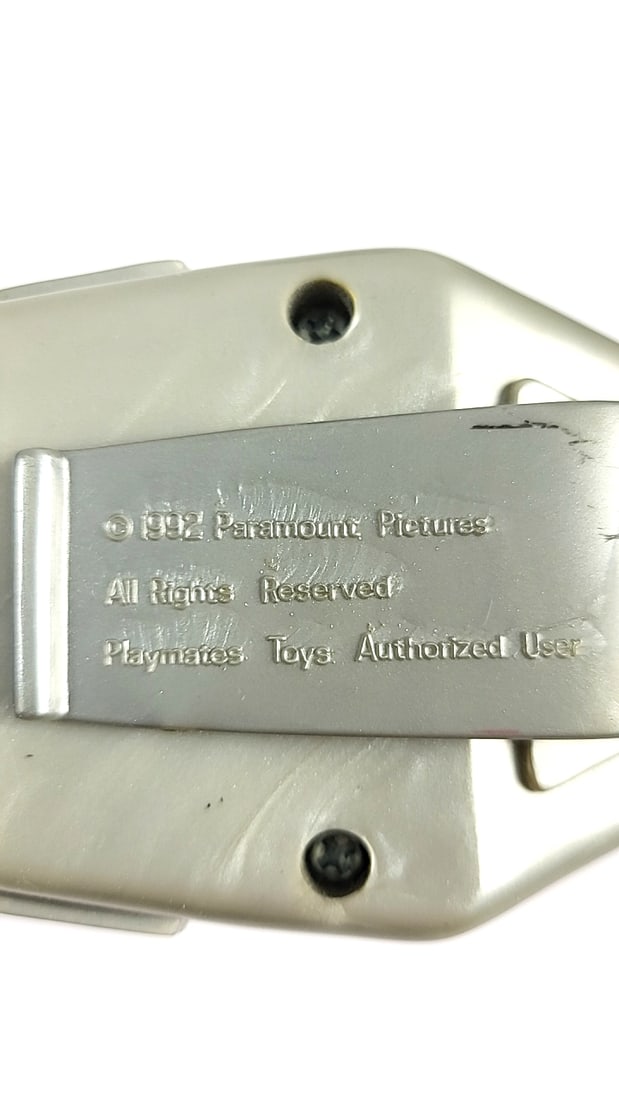 Vintage Early 90's Star Trek Phasers Communicator Badge Set Prop Battery Oprated Replica Gray Sci... - 5