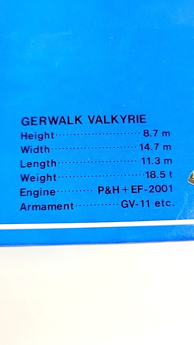 Imai Macross Battroid Gerwalk Valkyrie 1/72 Plastic Model Kit New Japan Retro Blue Box Art - 3