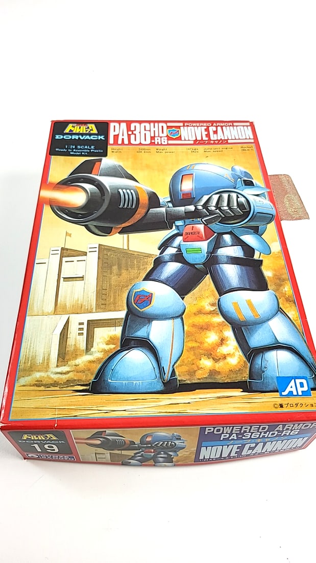DORVACK PA-36HD-R6 Nove Cannon Model Kit Blue AP Powered Armor Japan Anime Robot NEW (1 of 8)