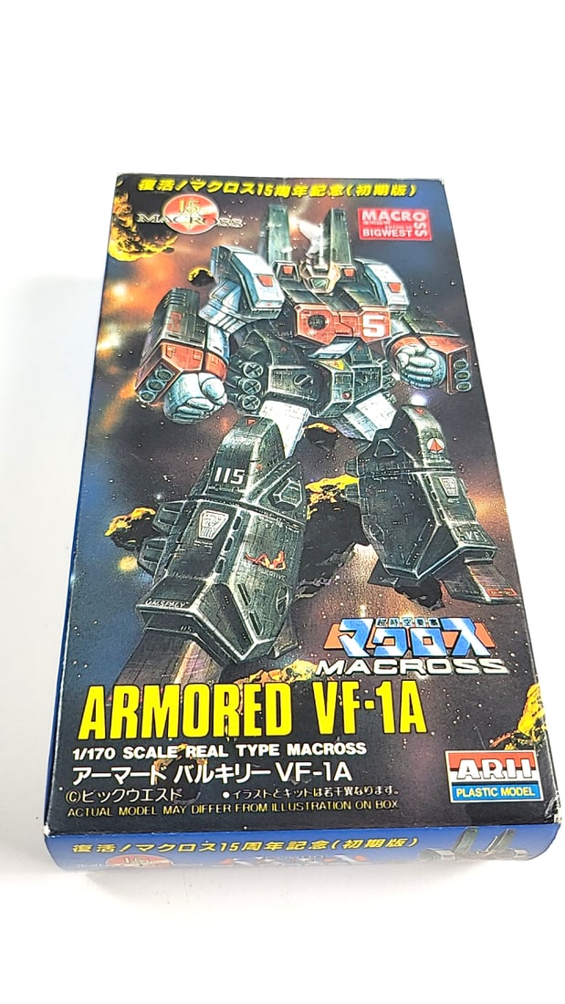 Macross Armored VF-1A Model Kit NEW 1/170 Scale ARII Plastic Model Japan Anime Robot Gray: This is a general auction of estate goods. All items as as pictured. Local pick up will be on 3/14 at our warehouse in Sodo (3429 Airport Way S) from 10am-1pm. Items not picked up will be subjec