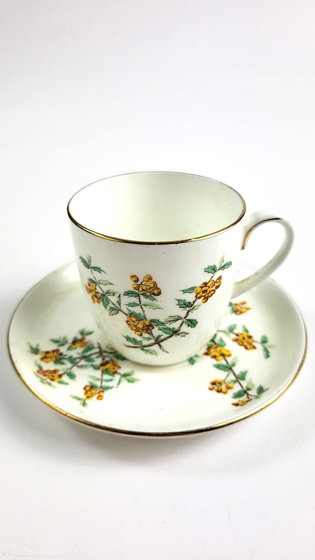 Vintage Cauldon Mini Bone China Floral Cup & Saucer Set Yellow Flowers Gold Trim Elegant Porcelai...: This is a general auction of estate goods. All items as as pictured. Local pick up will be on 3/14 at our warehouse in Sodo (3429 Airport Way S) from 10am-1pm. Items not picked up will be subjec